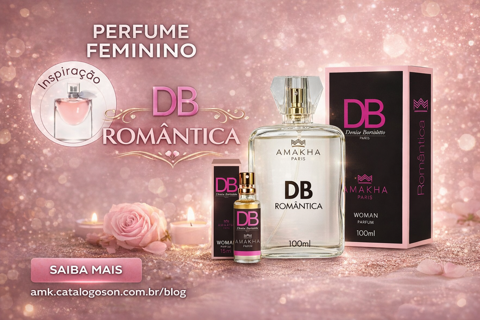 DB Romântica Amakha Paris: O Perfume Feminino que Captura a Essência da Vida Parisiense